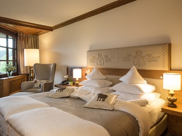 Lindner Hotel Oberstaufen Parkhotel Zimmerkategorien First Class Doppelzimmer mit Südbalkon 
