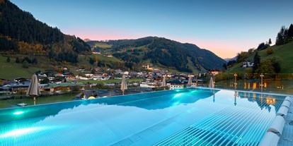 Mountainbike Urlaub - Pools: Außenpool beheizt - Pongau - Infinity Pool - DAS EDELWEISS - Salzburg Mountain Resort