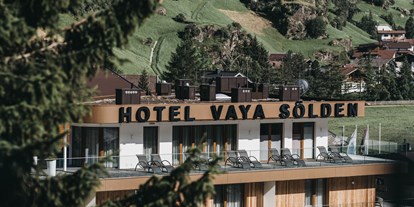 Mountainbike Urlaub - Hotel-Schwerpunkt: Mountainbike & Ruhe - Tiroler Oberland - VAYA Sölden Außenansicht - VAYA Sölden