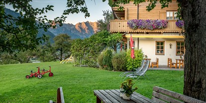 Mountainbike Urlaub - Hotel-Schwerpunkt: Mountainbike & Familie - Walchsee - Stoa-Garten - Das Stoaberg