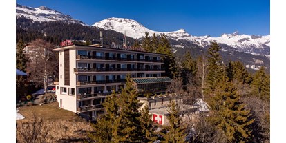Mountainbike Urlaub - Umgebungsschwerpunkt: Therme - Wallis - Un hôtel de 36 chambres, avec salon et restaurant panoramique - Hôtel-Restaurant Le Mont-Paisible ***