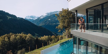 Mountainbike Urlaub - Pools: Infinity Pool - Österreich - Hotel Fernblick Montafon