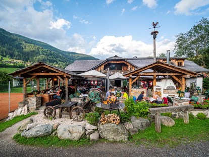 Mountainbike Urlaub - Umgebungsschwerpunkt: Berg - Hüttenrestaurant Trattlers Einkehr - Trattlers Hof-Chalets