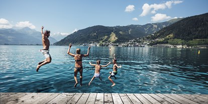 Mountainbike Urlaub - Fitnessraum - Leogang - Badespaß am Zeller See - Hotel Sonnblick