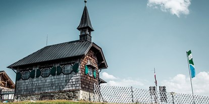 Mountainbike Urlaub - Biketransport: Bergbahnen - St. Johann in Tirol - Elisabeth Kapelle auf der Schmittenhöhe - Hotel Sonnblick