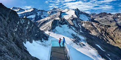 Mountainbike Urlaub - Umgebungsschwerpunkt: See - Österreich - Aussichtsplattform am Kitzsteinhorn auf über 3.000 Metern - Hotel Sonnblick