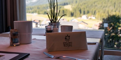 Mountainbike Urlaub - Garten - Südtirol - Frühstück - Hotel Royal ***S