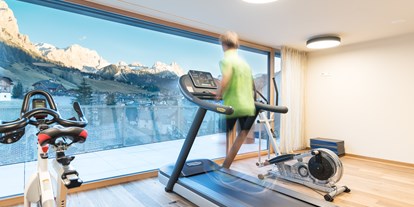Mountainbike Urlaub - Wellnessbereich - Aldein - Jochgrimm - Fitness - Hotel Tofana Explorer's Home