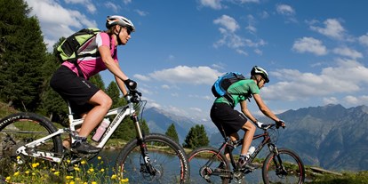 Mountainbike Urlaub - organisierter Transport zu Touren - Südtirol - Naturns im Vinschgau: der perfekte Ausgangsort für Ihre Bike-Touren - Lindenhof Pure Luxury & Spa DolceVita Resort