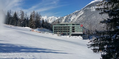 Mountainbike Urlaub - Tirol - Ausßenansicht Skipiste - Hotel MyTirol