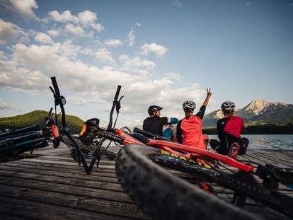 Mountainbike Urlaub - organisierter Transport zu Touren - Berge, Seen und … - Ferienwohnungen und Seebungalows am Faaker See - Karglhof OG