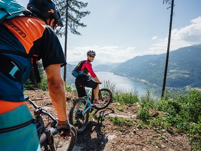Mountainbike Urlaub - Bikeverleih beim Hotel: E-Mountainbikes - Österreich - Erlebnisreiche Touren - Ferienwohnungen und Seebungalows am Faaker See - Karglhof OG