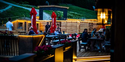 Mountainbike Urlaub - Nauders - Abendessen in unserer Panorama Alm  - Grünwald Resort Sölden