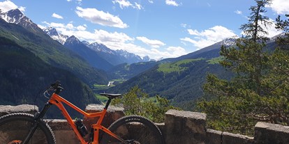 Mountainbike Urlaub - Fahrradwaschplatz - Plaus - Innblick - Hotel Bergblick