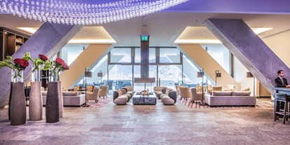 Mountainbike Urlaub - Sauna - Galtür - Lobby - AlpenGold Hotel Davos