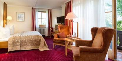 Mountainbike Urlaub - Massagen - Tiroler Unterland - Gemütliches Doppelzimmer mit Terrasse in der Kategorie "Deluxe" - Hotel Der Alpenhof