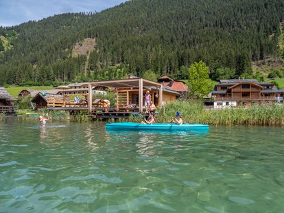 Mountainbike Urlaub - Sauna - Lienz (Lienz) - Badesteg mit Badehaus. Ganz privat, nur für Ihre Gruppe. - Im Franzerl am Weissensee
