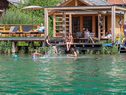 Mountainbike Urlaub - Sauna - Lienz (Lienz) - Badesteg mit Badehaus. Ganz privat, nur für Ihre Gruppe. - Im Franzerl am Weissensee
