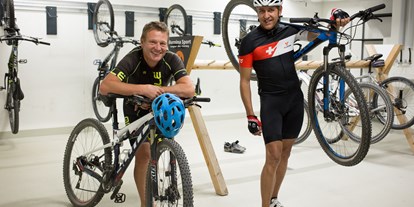 Mountainbike Urlaub - Bikeverleih beim Hotel: E-Mountainbikes - Davos Wiesen - Bever Lodge