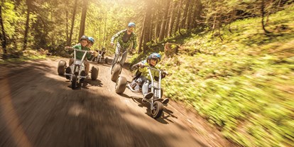 Mountainbike Urlaub - Kinderbetreuung - Österreich - Der Bikepark Brandertal bietet auch einiges für kleine Biker. Perfekt für Biker-Familien mit Maximalem Spassfaktor.  - Hotel Walliserhof
