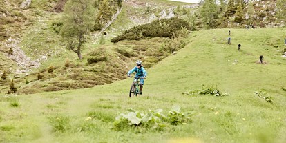 Mountainbike Urlaub - Bikeverleih beim Hotel: Zubehör - Österreich - Mountainbike-Trail - @pedagrafie - Arena Franz Ferdinand Nassfeld