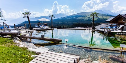 Mountainbike Urlaub - Pools: Infinity Pool - FelsenBAD | Bärensee - MY ALPENWELT Resort****SUPERIOR
