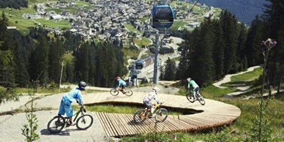 Mountainbike Urlaub - Parkplatz: kostenlos beim Hotel - Reschen - Hotel Noldis