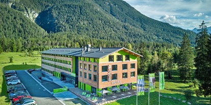 Mountainbike Urlaub - Parkplatz: gebührenpflichtig beim Hotel - Oberbayern - Explorer Hotel Garmisch