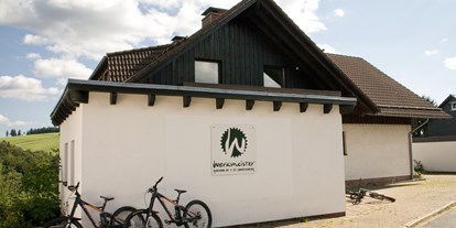 Mountainbike Urlaub - Fahrradwaschplatz - Clausthal-Zellerfeld - Unser Haus - Harz-BnB Werkmeister