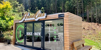 Mountainbike Urlaub - Parkplatz: kostenlos beim Hotel - Bad Aussee - Hotel Annelies