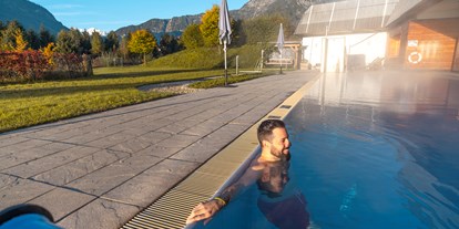 Mountainbike Urlaub - Pools: Innenpool - Flachau - Soleaußenbecken Sauna - Narzissen Vital Resort