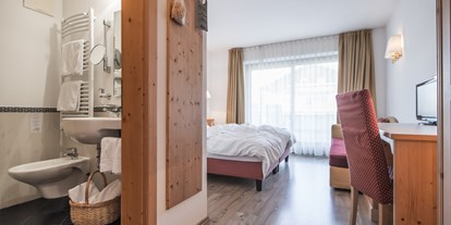 Mountainbike Urlaub - WLAN - Corvara - Doppelzimmer im Hotel - Hotel Innerhofer 