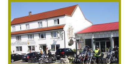 Mountainbike Urlaub - Hunde: hundefreundlich - Oberstaufen - Motorrad-Paradies - Adam & Eva Gasthof Paradies in Vogt mit Hotel und Paradiesfestsaal