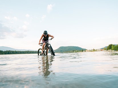 Mountainbike Urlaub - Bikeverleih beim Hotel: E-Mountainbikes - MTB-Urlaub am Faaker See - Ferienwohnungen und Seebungalows am Faaker See - Karglhof OG