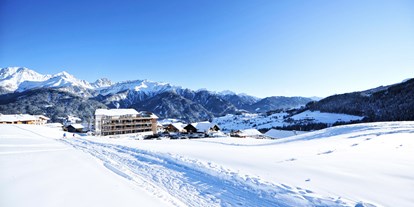 Mountainbike Urlaub - Parkplatz: kostenlos beim Hotel - Reschen - Alps Lodge im Winter - Alps Lodge