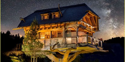 Mountainbike Urlaub - Klassifizierung: 4 Sterne - Finnische Sauna im Baumhaus - Wellness Hotel Tanne Tonbach