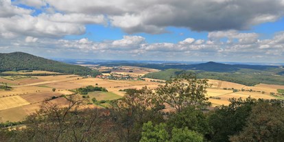 Mountainbike Urlaub - Haustrail - Breuna - Blick über den Naturpark Habichtswald - Landhotel Sonneneck