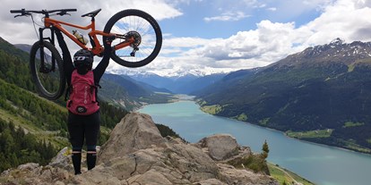 Mountainbike Urlaub - Biketransport: Bergbahnen - Plaus - Plamort - Hotel Bergblick