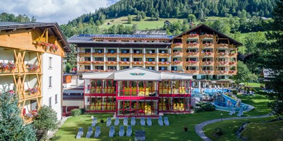 Mountainbike Urlaub - Sauna - Kärnten - Hotelansicht - Thermenwelt Hotel Pulverer