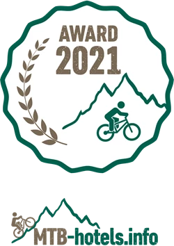 MTB-hotels.info Award Logo 2021 mit Text