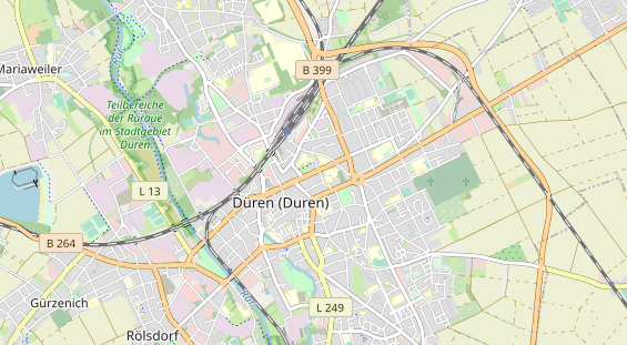 Mountainbike-Hotel auf Karte