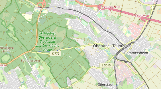 Mountainbike-Hotel auf Karte