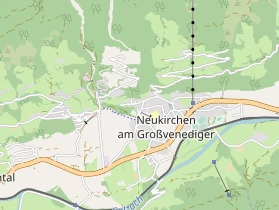 Mountainbike-Hotel auf Karte