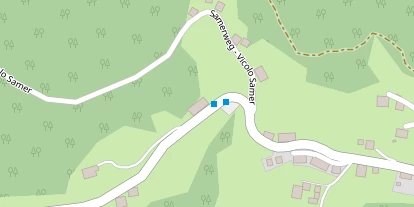 Mountainbike-Hotel auf Satellitenbild