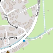 Mountainbike-Hotel auf Karte