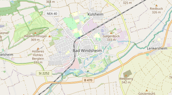 Mountainbike-Hotel auf Karte