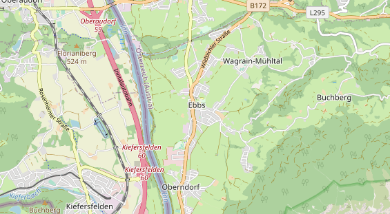 Mountainbike-Hotel auf Karte