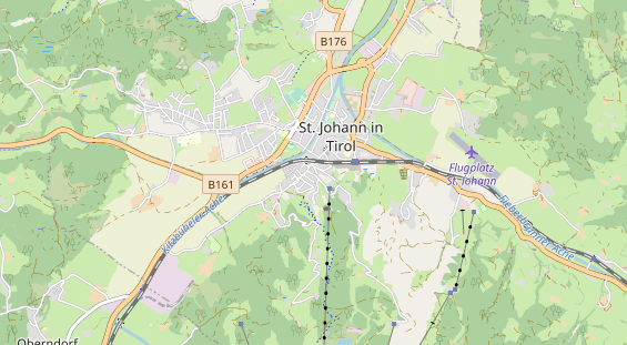 Mountainbike-Hotel auf Karte