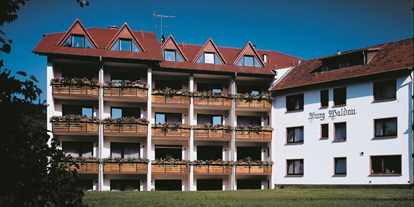 Mountainbike Urlaub - Parkplatz: kostenlos beim Hotel - Hösbach - Hotel Burg Waldau