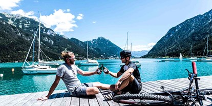 Mountainbike Urlaub - Pools: Außenpool nicht beheizt - Zimmermoos - Alpenhotel Tyrol - 4* Adults Only Hotel am Achensee